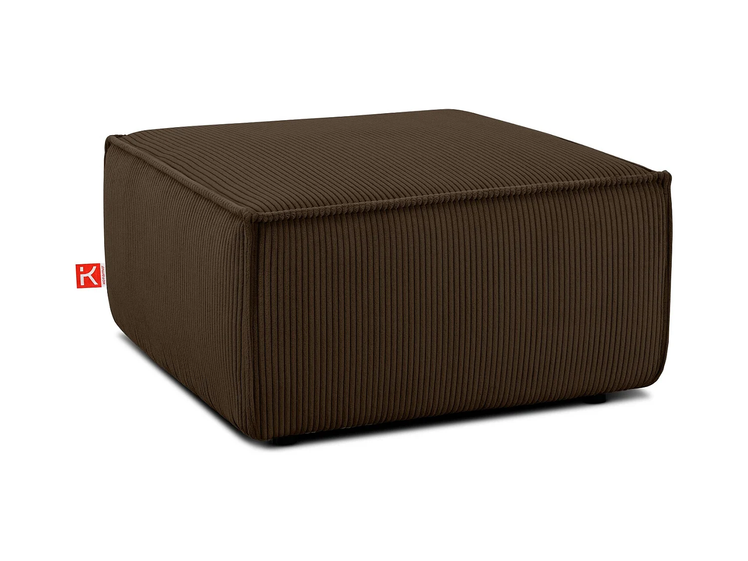Pouf confortable pour le salon - Marron - NAPI
