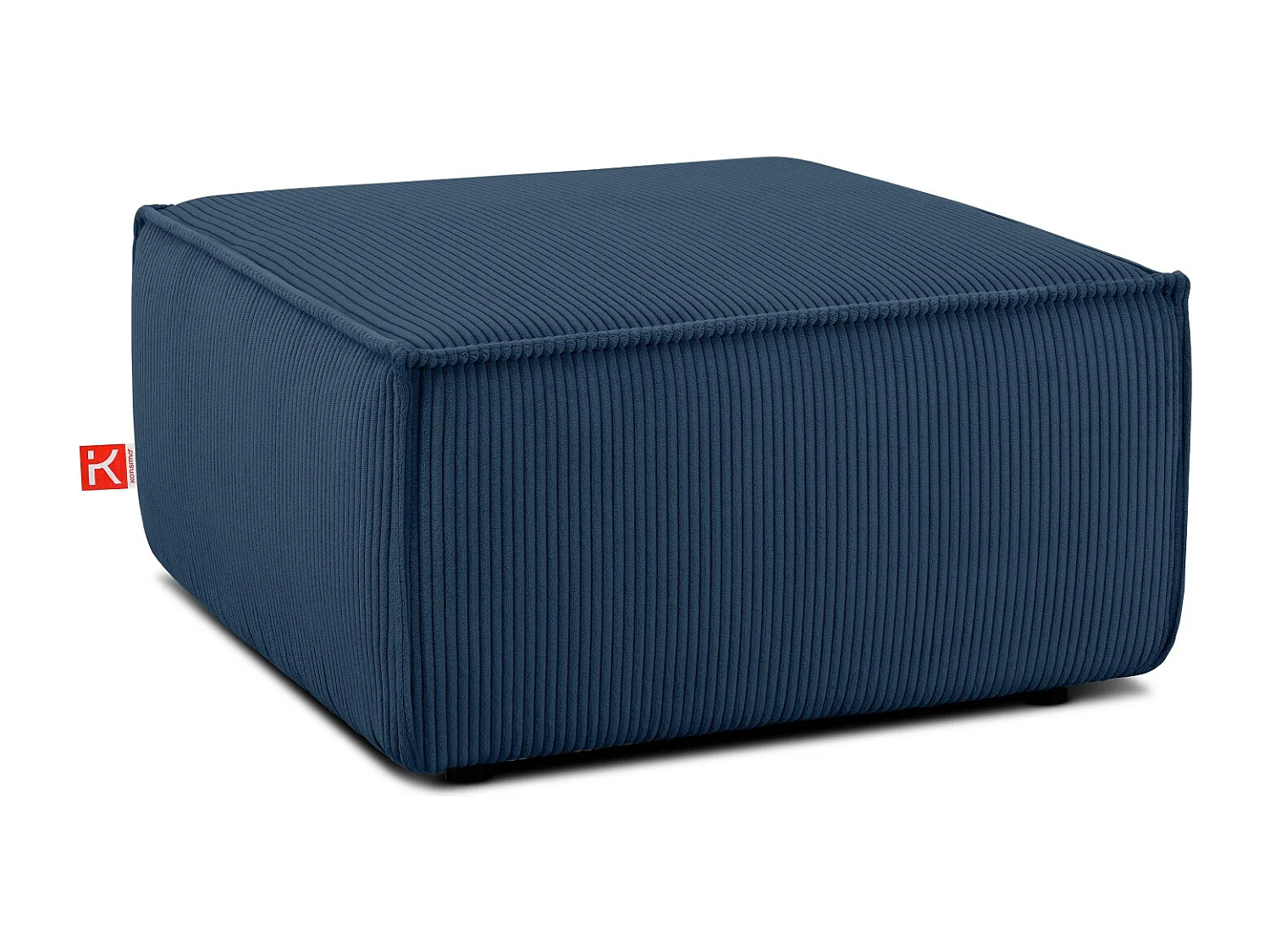 Pouf confortable pour le salon - Bleu - NAPI