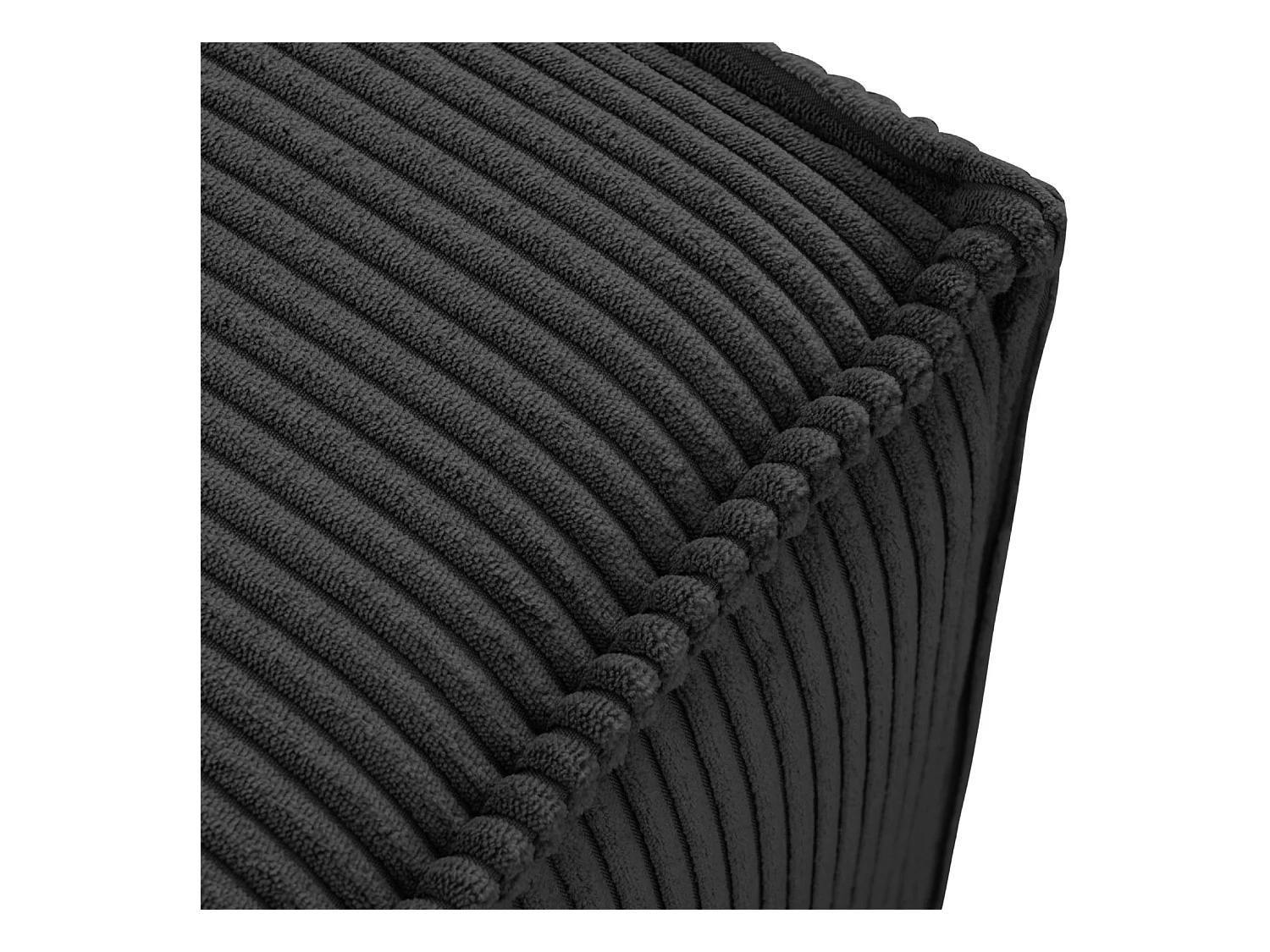 Pouf confortable pour le salon - Gris - NAPI