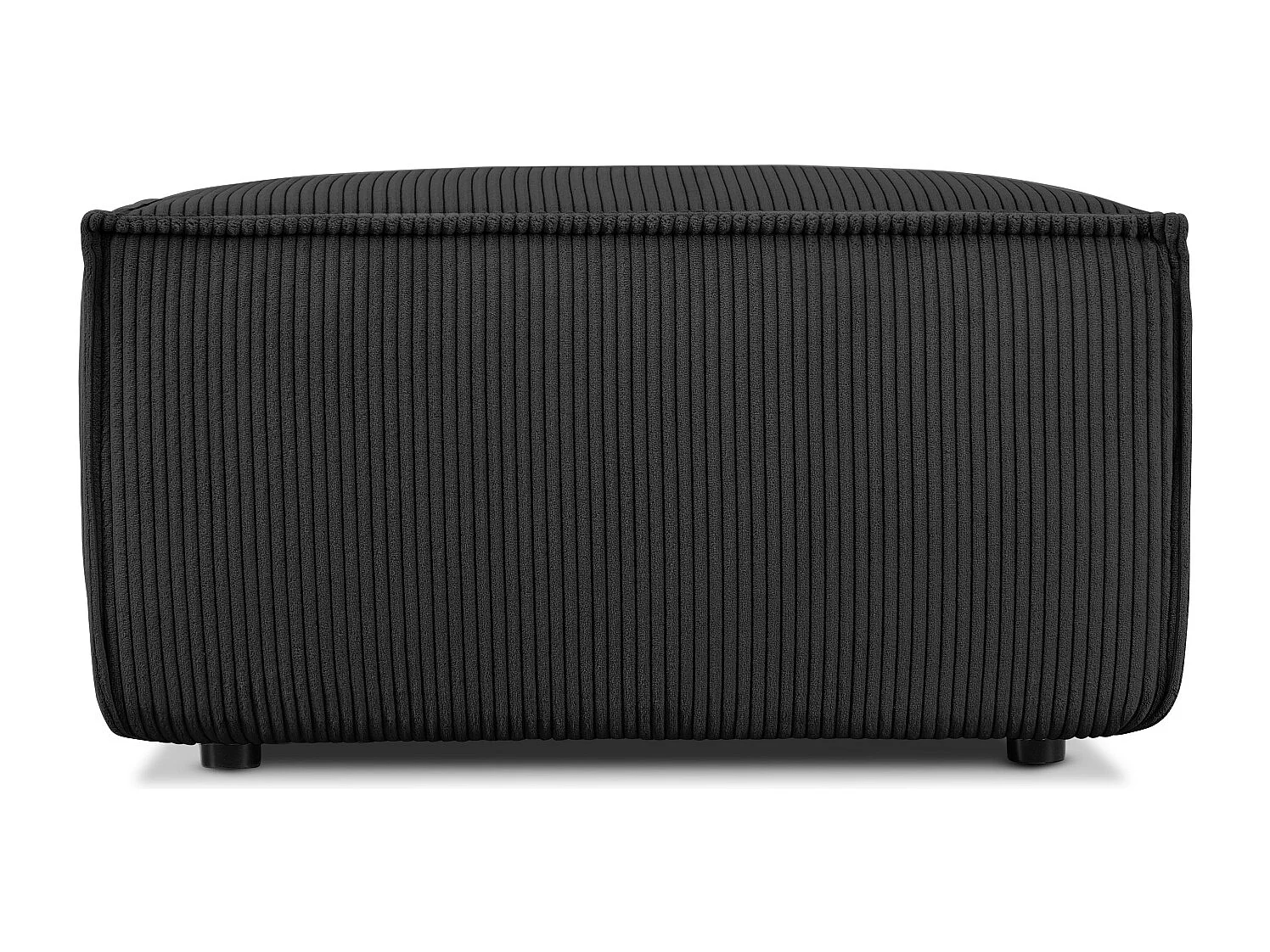 Pouf confortable pour le salon - Gris - NAPI