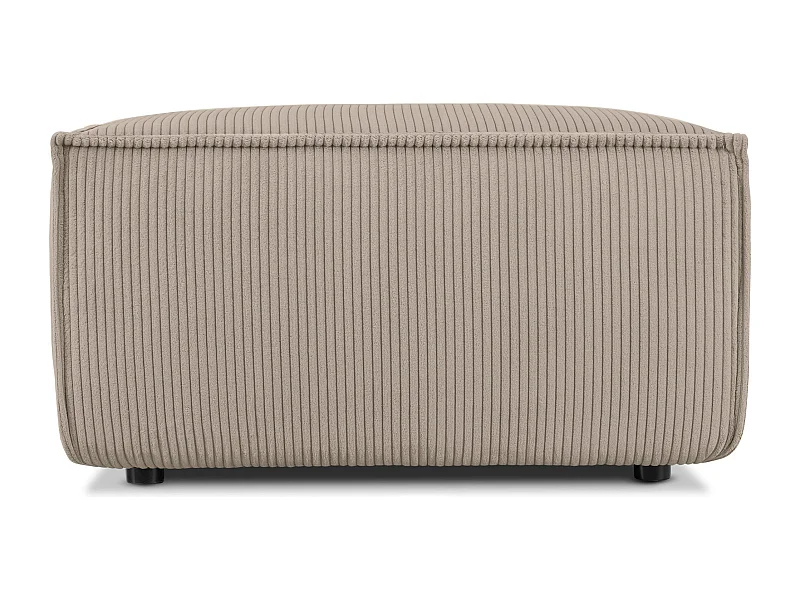 Pouf confortable pour le salon - beige - NAPI