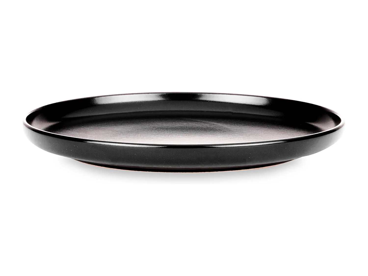 Set de assiettes à dessert 6 personnes 6 pièces - Noir - VICTO