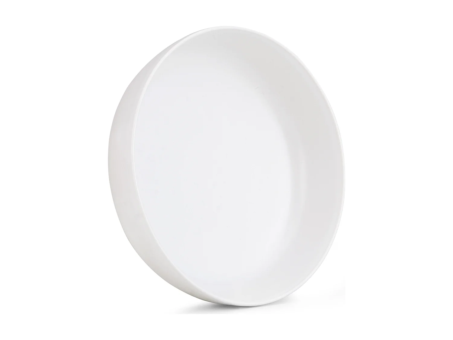 Set de assiettes creuses - 6 personnes 6 pièces - Blanc - VICTO