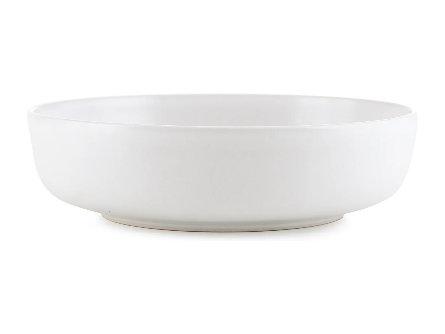 Set de assiettes creuses - 6 personnes 6 pièces - Blanc - VICTO