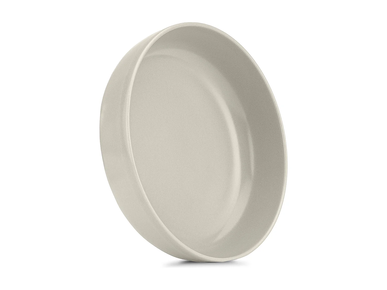 Set de assiettes creuses - 6 personnes 6 pièces - Beige - VICTO