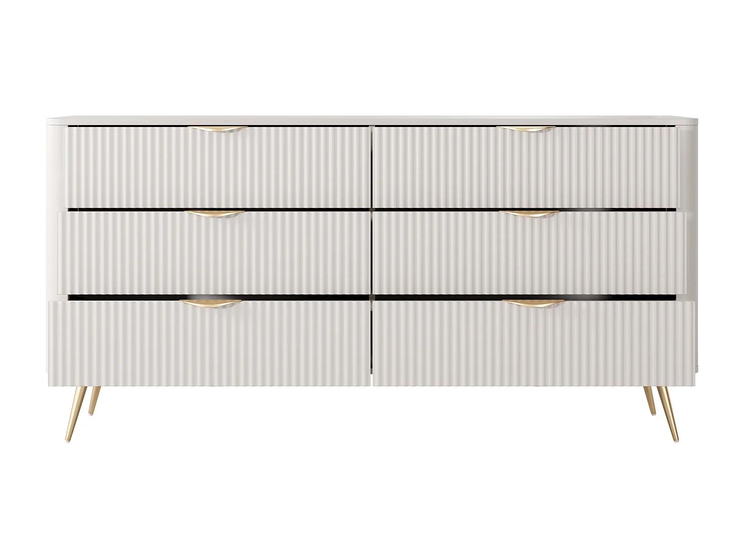 AX LIVING Beige ladekast met laden Vespasia 163 6S – 163,2 cm breed