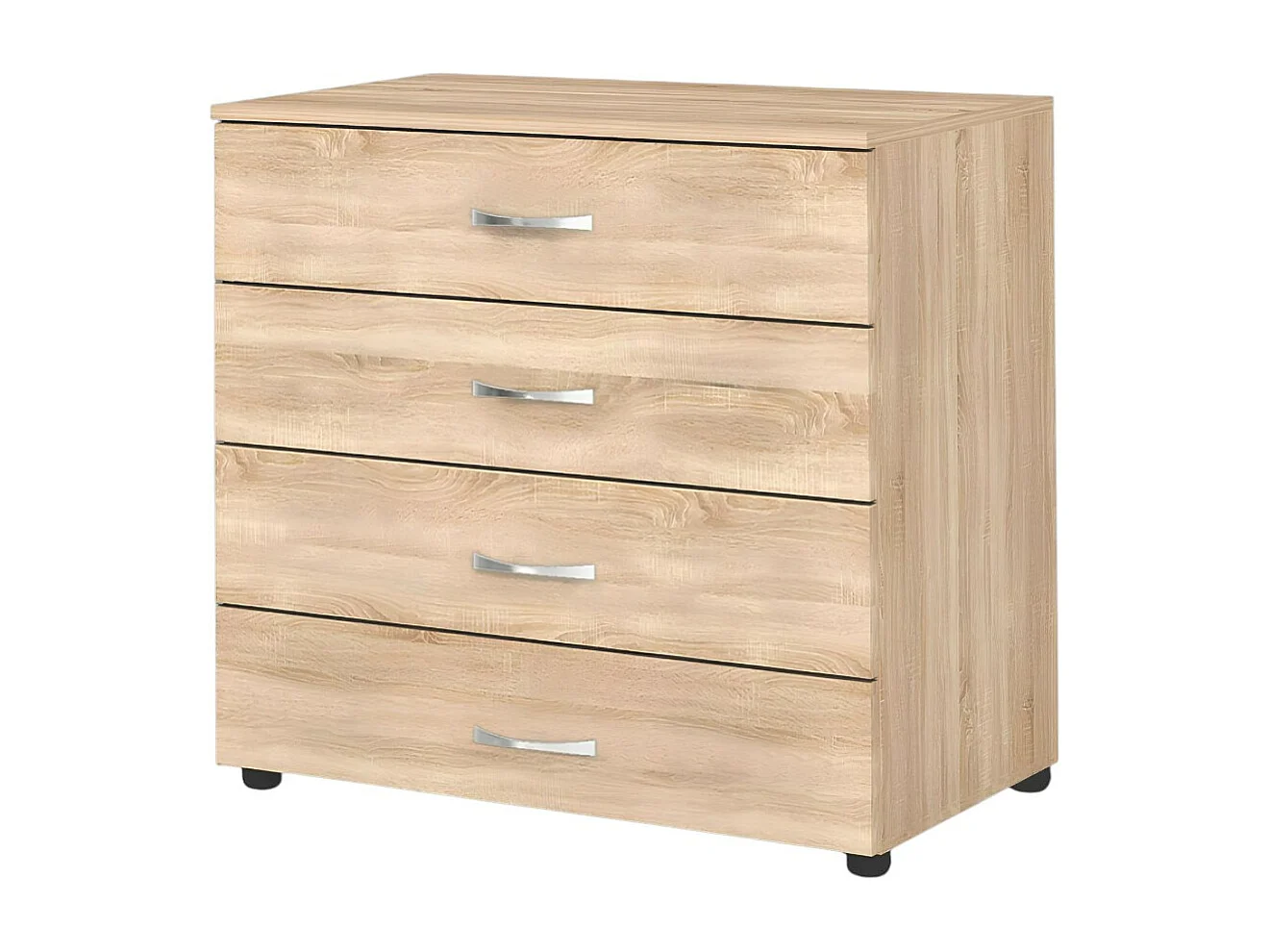 Comò cassettiera moderna rovere chiaro CG4