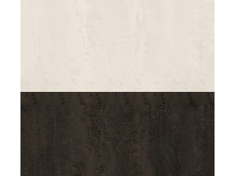 Camera da letto completa moderna 160x200 cm bianco opaco e nero opaco CMG12