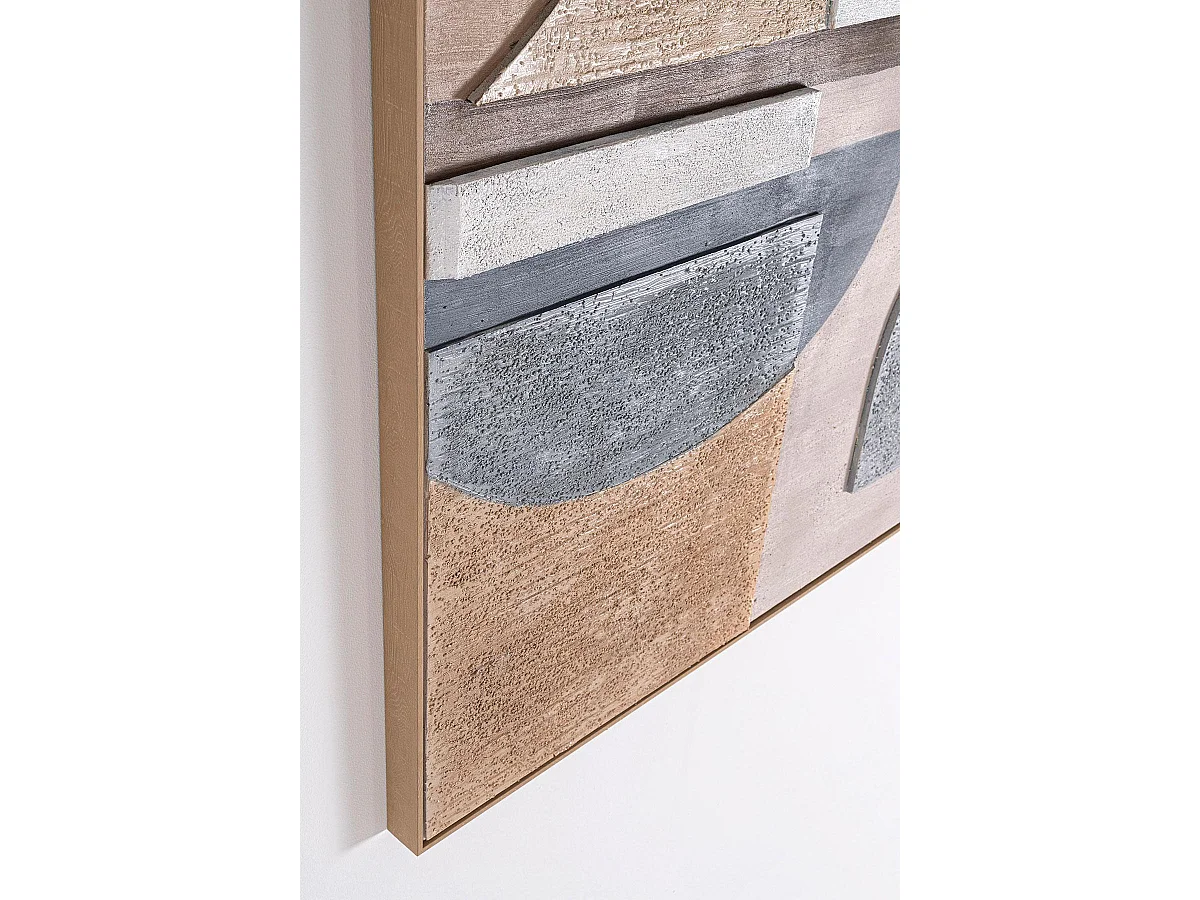 Tableau peinture à l'huile sur toile,peinte à la main avec cadre en bois - Longueur 120 x Profondeur 4 x Hauteur 160 cm