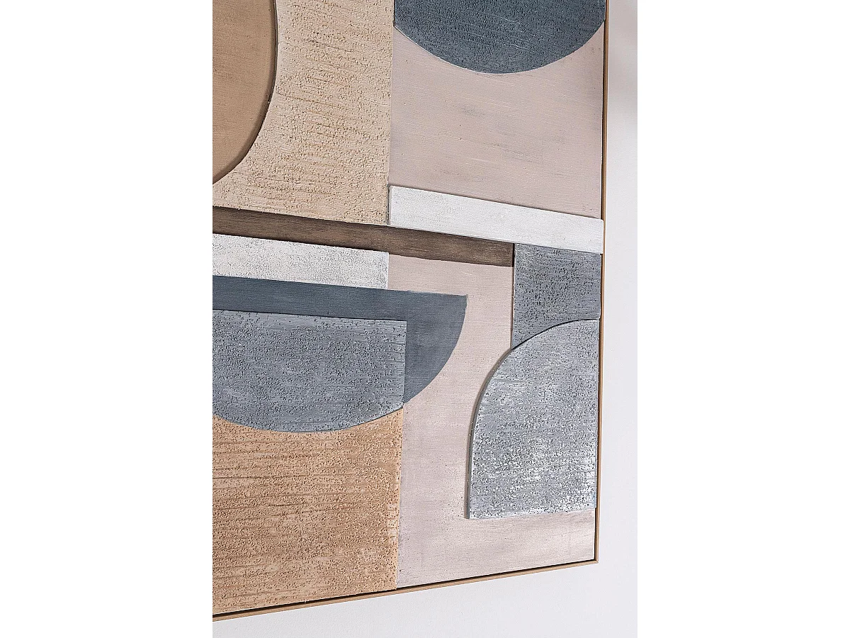 Tableau peinture à l'huile sur toile,peinte à la main avec cadre en bois - Longueur 120 x Profondeur 4 x Hauteur 160 cm