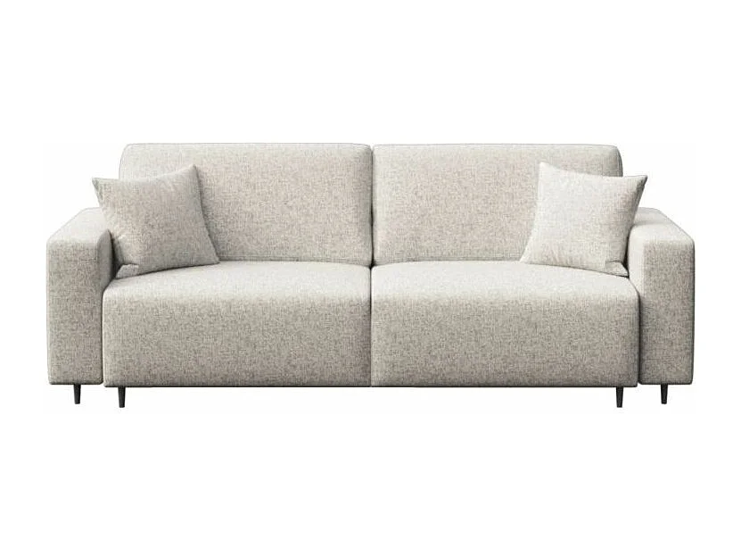 Hesto Canapé convertible 3 places beige clair