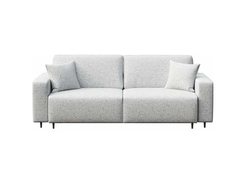 Hesto Canapé convertible 3 places gris clair