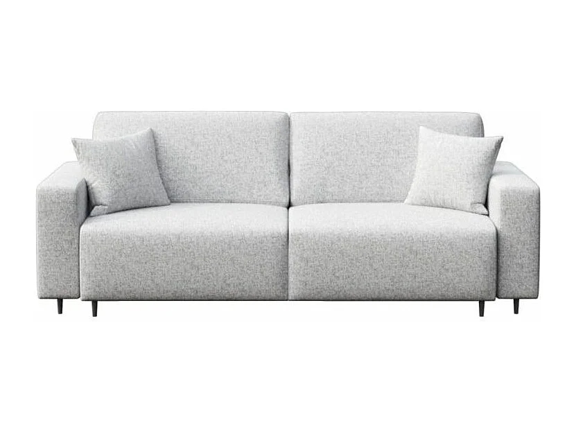 Hesto Canapé convertible 3 places gris clair