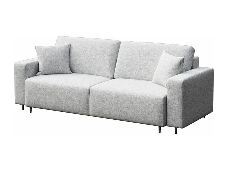 Hesto Canapé convertible 3 places gris clair