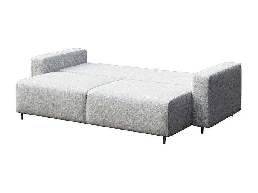 Hesto Canapé convertible 3 places gris clair