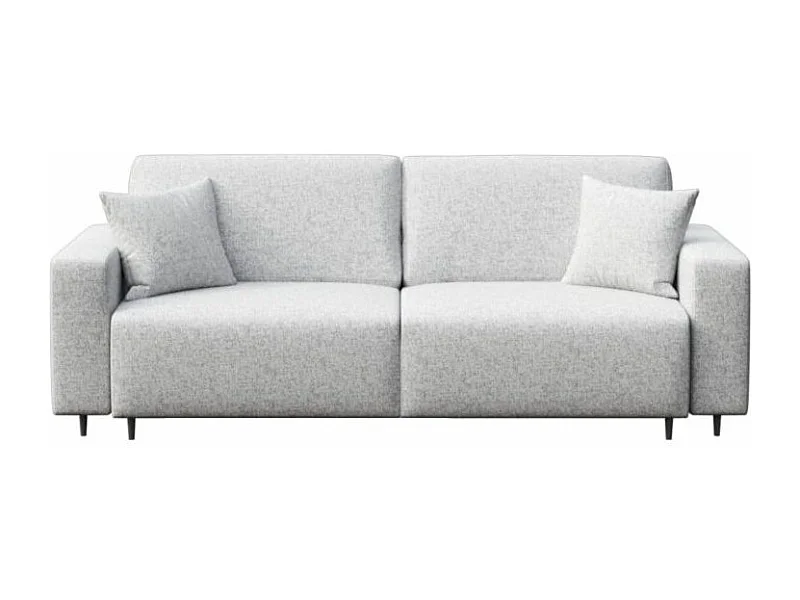 Hesto Canapé convertible 3 places gris clair