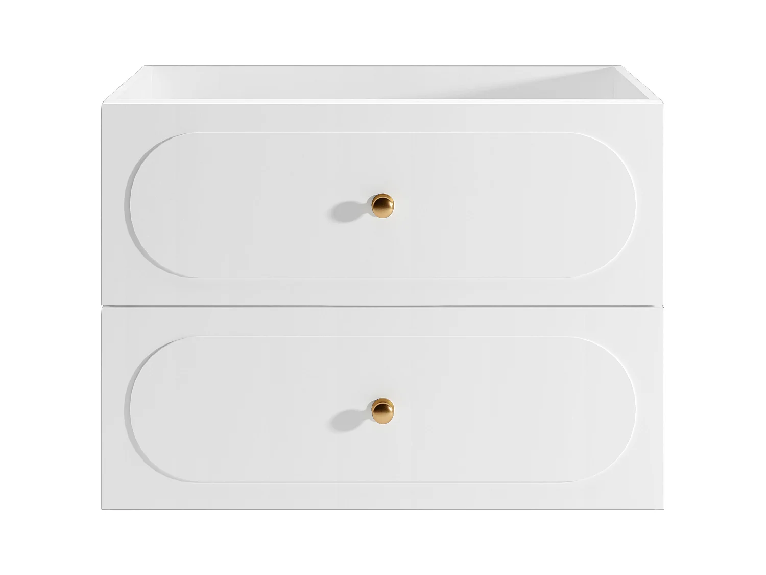 Meuble sous vasque suspendu - Blanc - 80 cm - SATOBAL