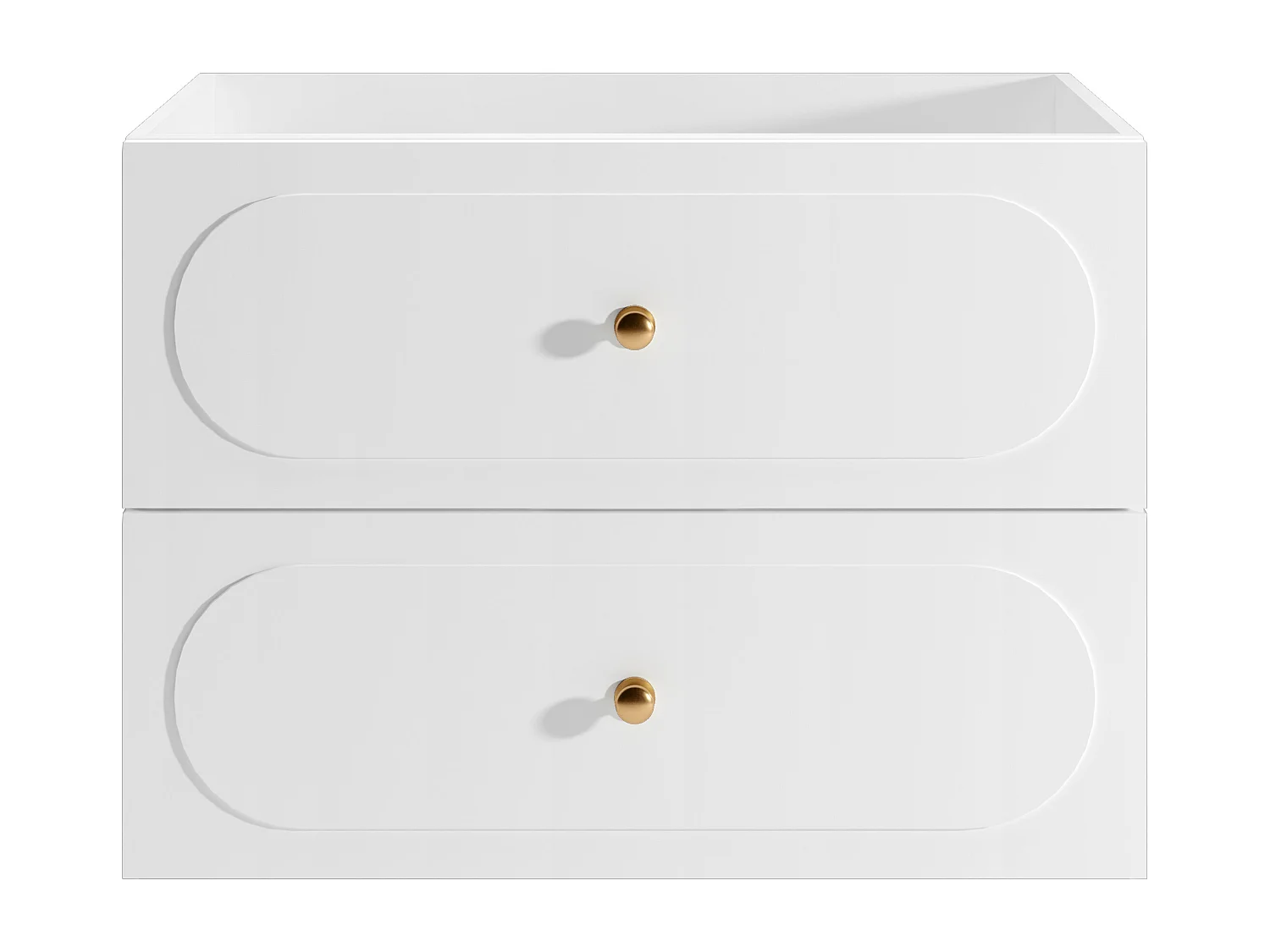 Meuble sous vasque suspendu - Blanc - 80 cm - SATOBAL