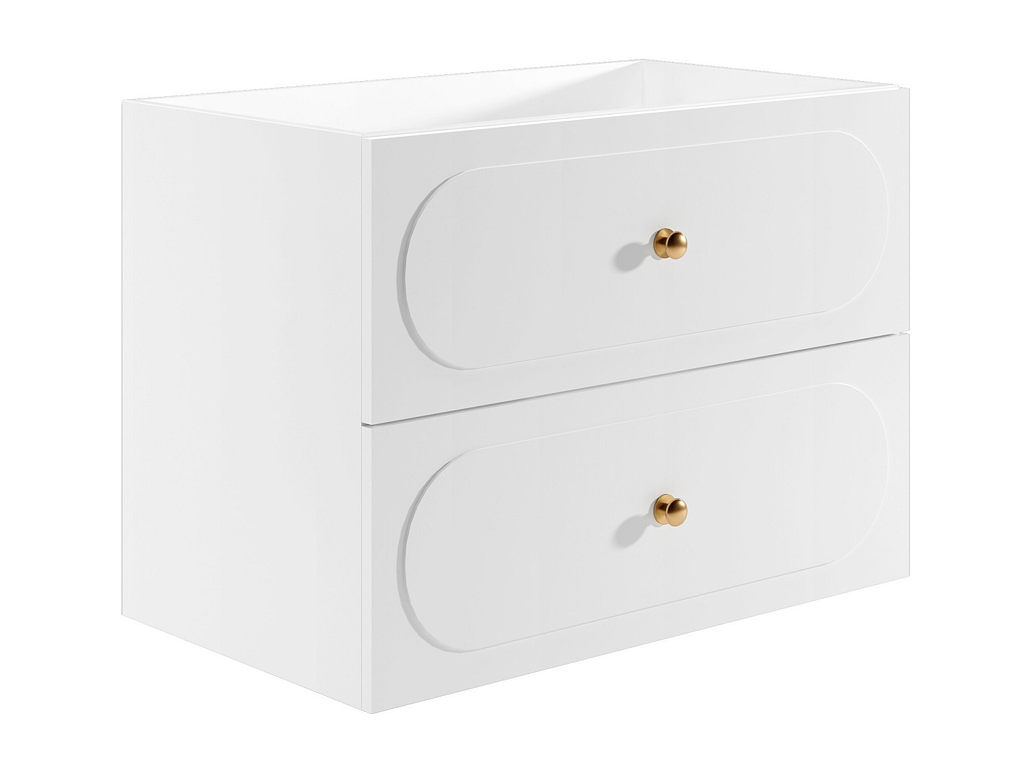 Badezimmermöbel hängend - Weiß - 80 cm - SATOBAL günstig online kaufen