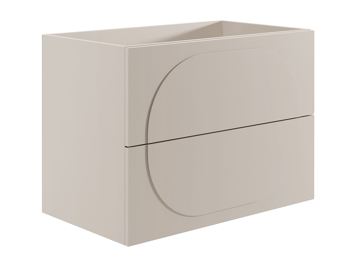 Waschtischunterschrank hängend - Beige - 80 cm - VUTOMA günstig online kaufen