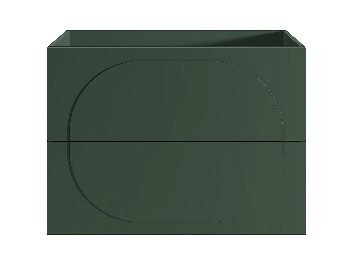 Meuble sous vasque suspendu - Vert - 80 cm - VUTOMA