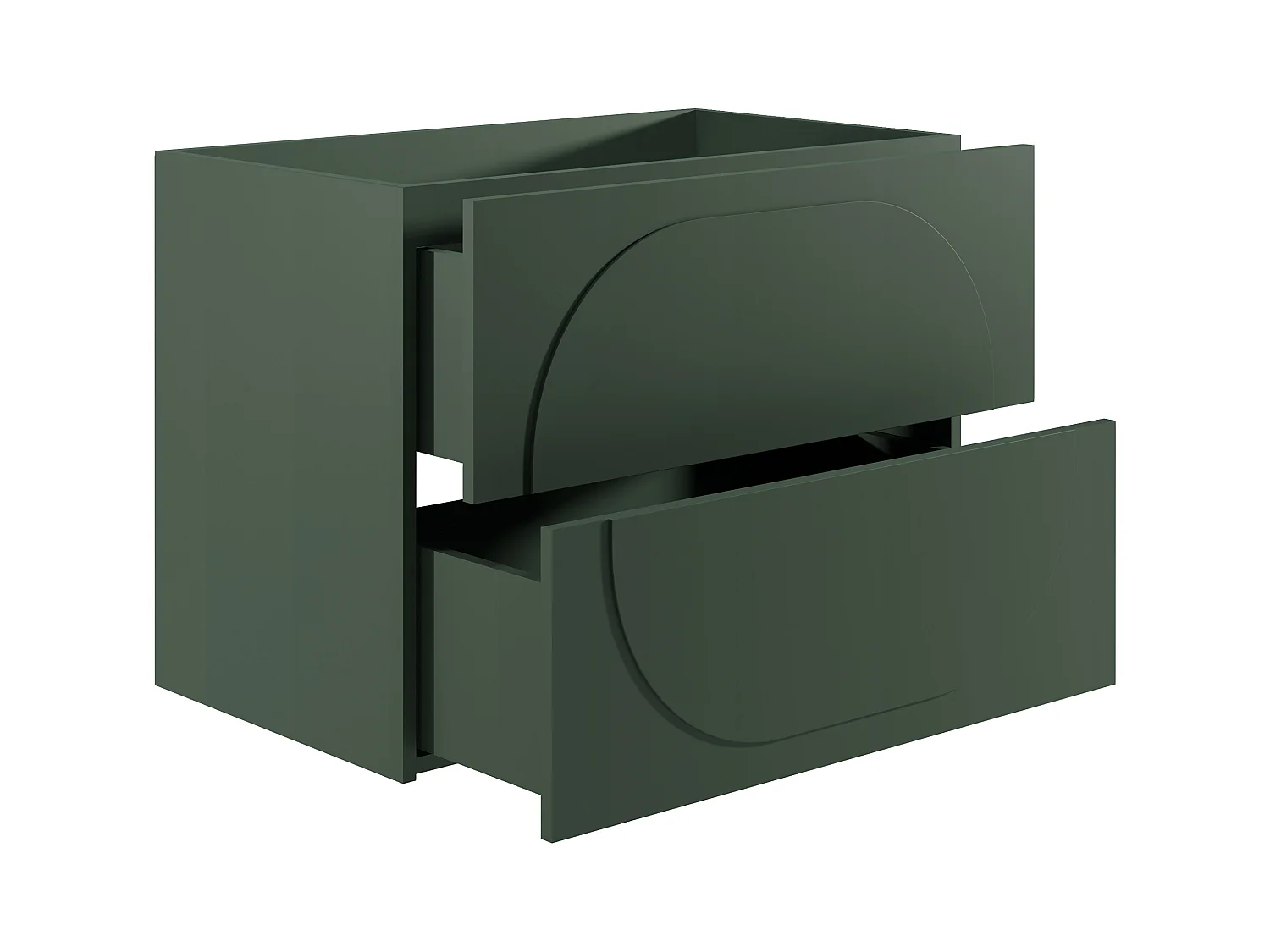 Meuble sous vasque suspendu - Vert - 80 cm - VUTOMA