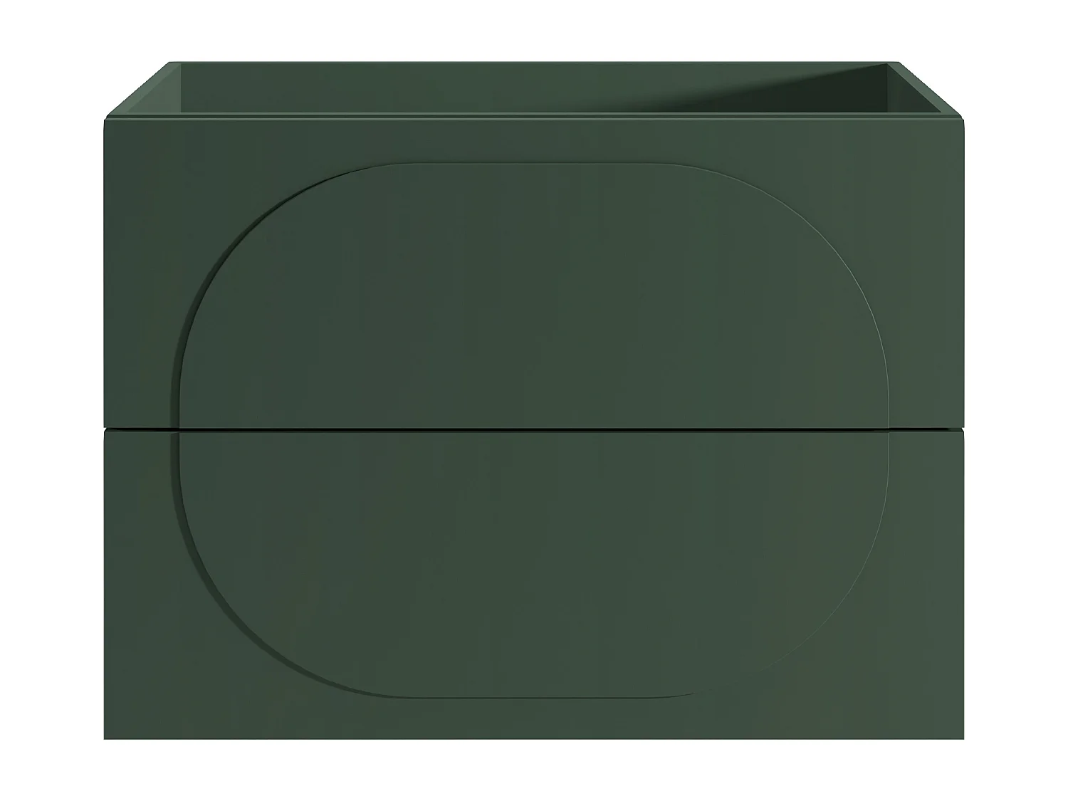 Waschtischunterschrank hängend - Grün - 80 cm - VUTOMA