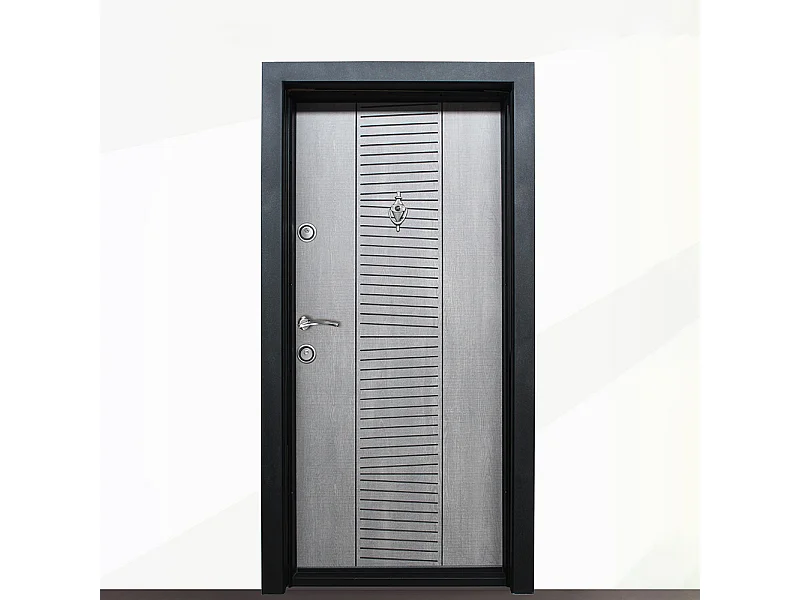 Porta blindata d’ingresso grigia PL44