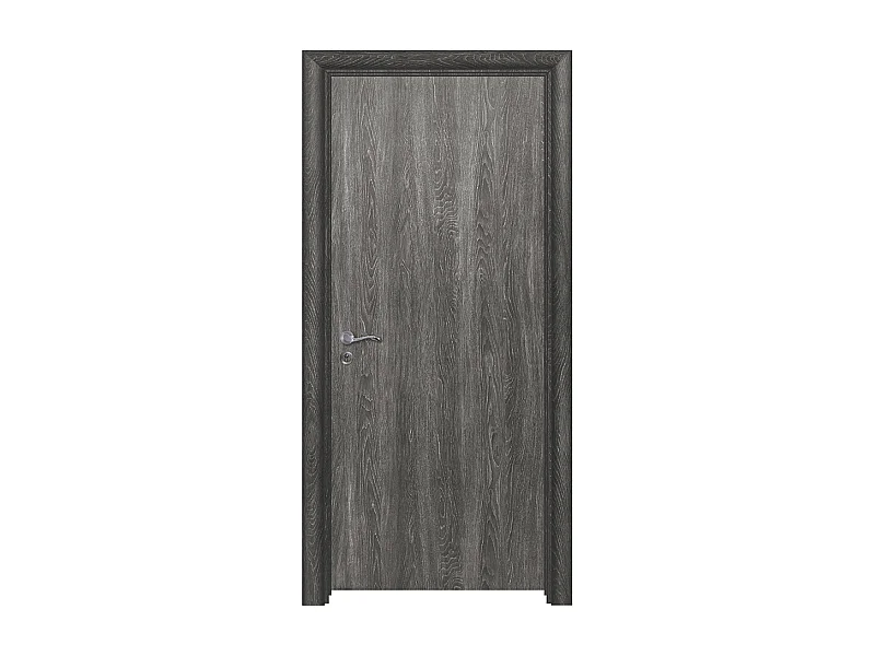 Porta da interno battente  grigio scuro 80x206 (telaio 10-14cm) PIE1