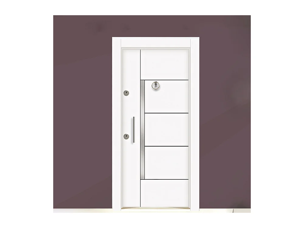Porta blindata d’ingresso 90x200 bianca PL61