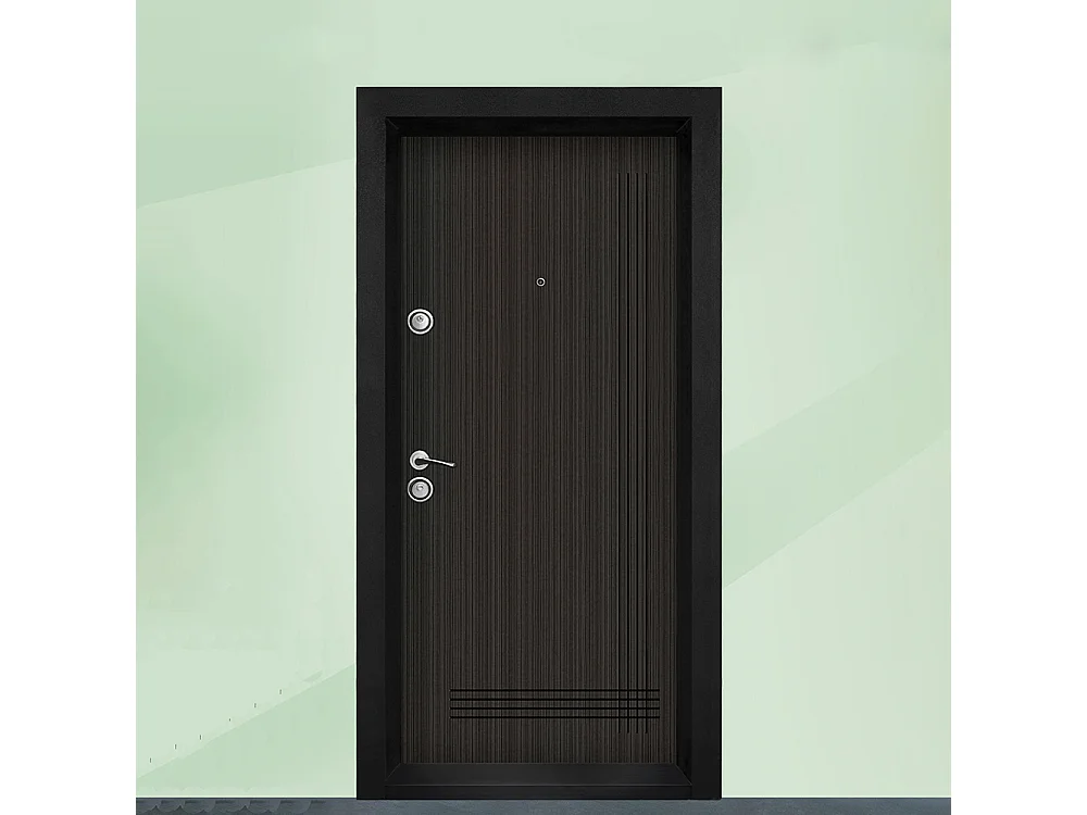 Porta blindata d’ingresso marrone PL57 Interna destra