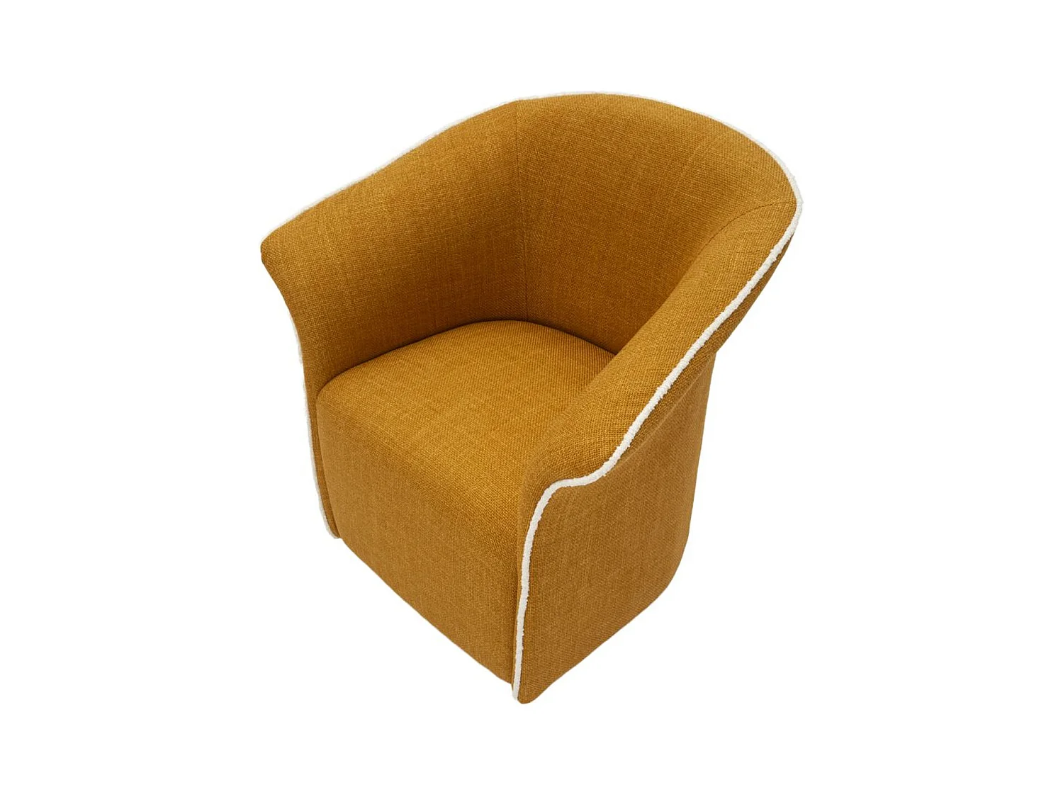 Poltrona MF714, Giallo, 80x83,5x66 cm, Epikasa