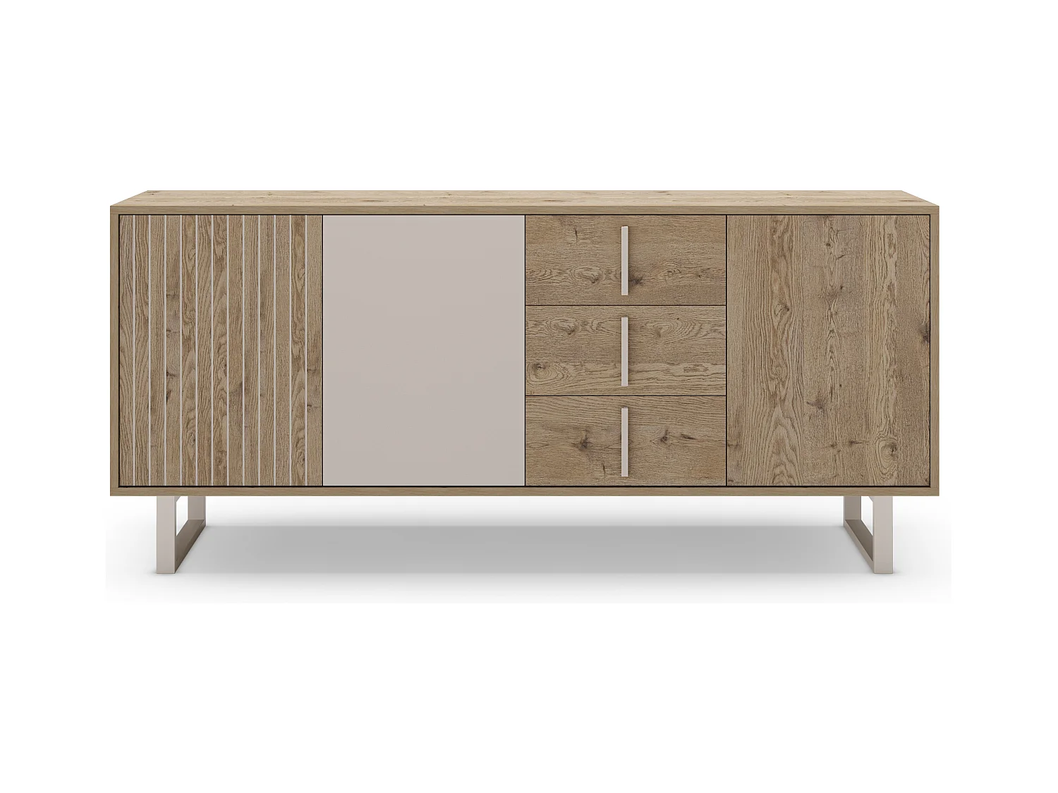 Buffet 3 portes et 3 tiroirs L180 cm - MILLAY