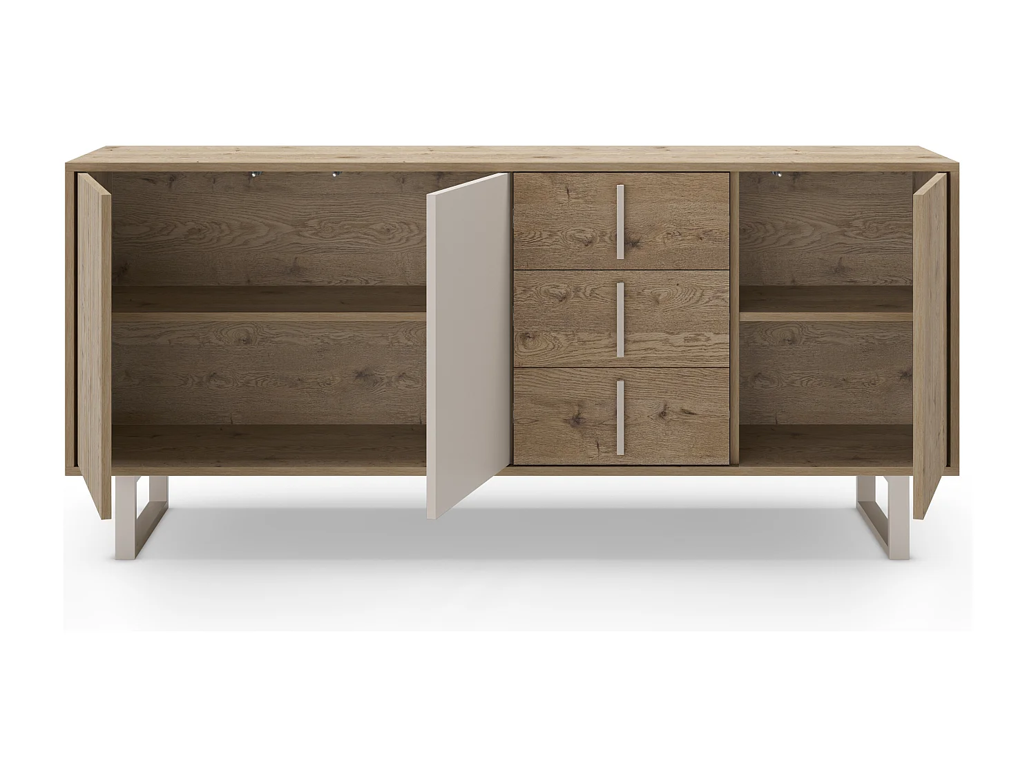 Buffet 3 portes et 3 tiroirs L180 cm - MILLAY
