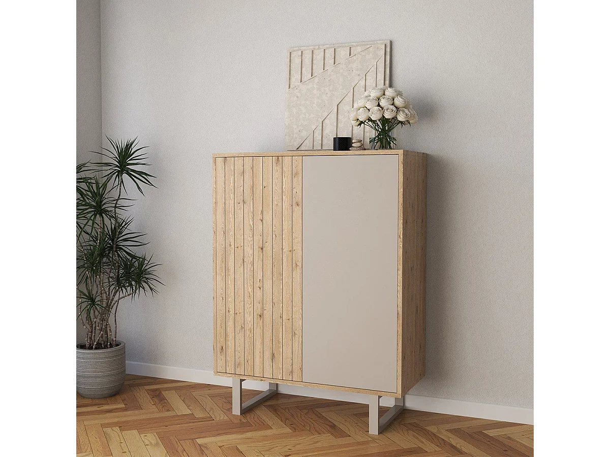 Buffet haut 2 portes H120 cm - MILLAY
