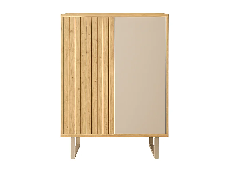 Kast Millay - 90x40x120cm - Grijs