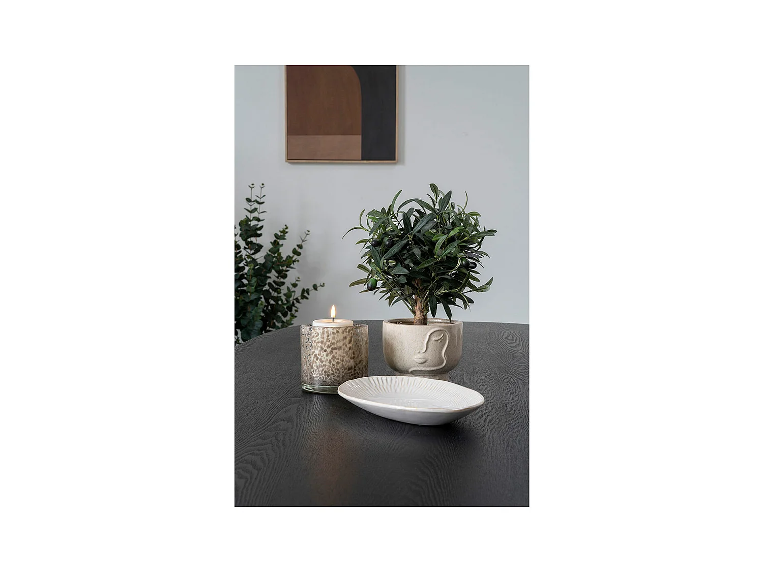 Vaso per fiori Sine beige.