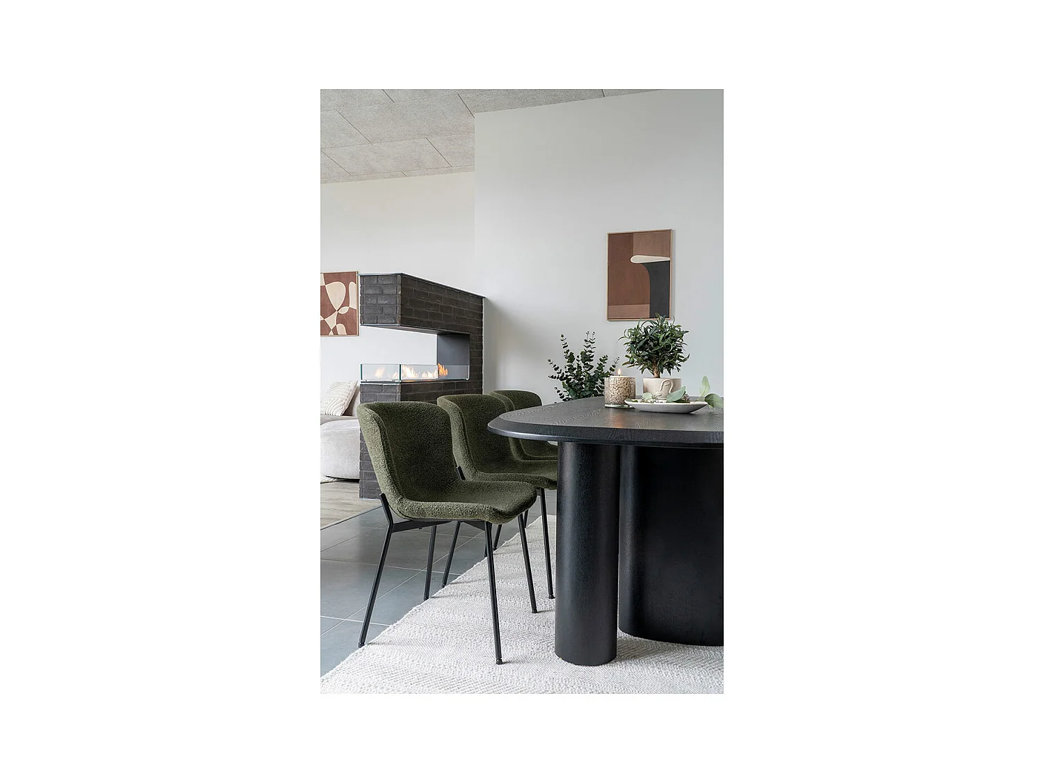 Vaso per fiori Sine beige.