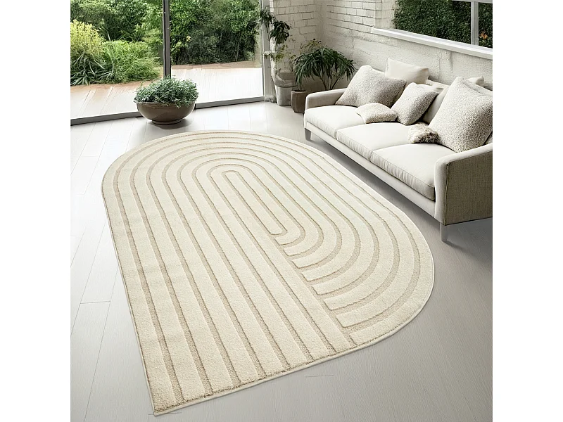 Teppich Everest Modern Shape - Cream - 160 x 230 cm