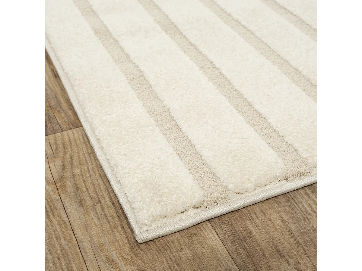 Tapis Everest moderne shape - Crème - 160 x 230 cm