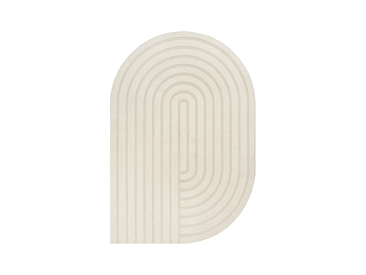 Tapis Everest moderne shape - Crème - 200 x 290 cm