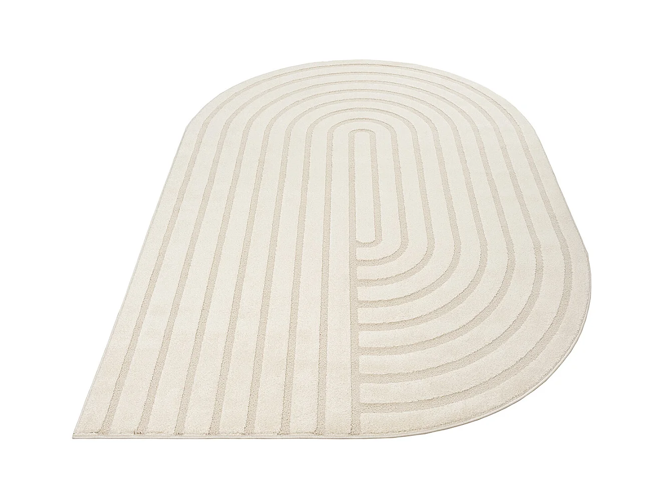 Tapis Everest moderne shape - Crème - 200 x 290 cm