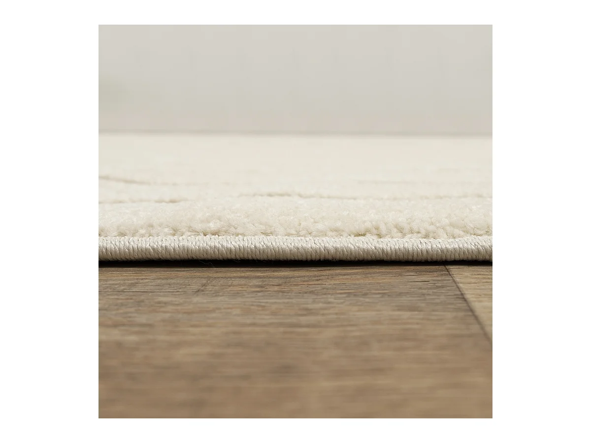 Tapis Everest moderne shape - Crème - 200 x 290 cm