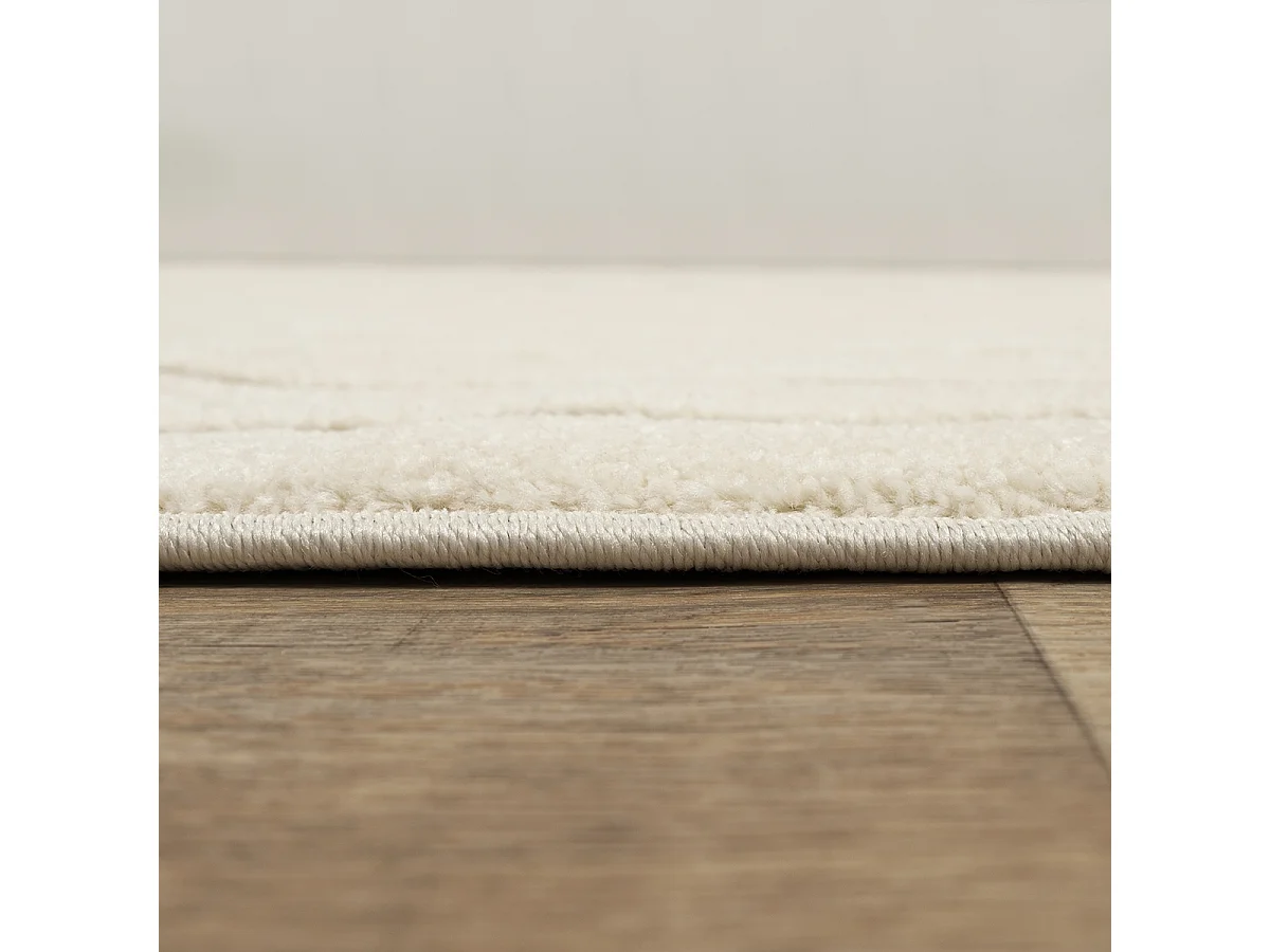 Tapis Everest moderne shape - Crème - 200 x 290 cm