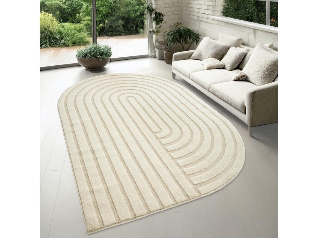 Tapete Everest Moderno Forma - Creme - 200 x 290 cm