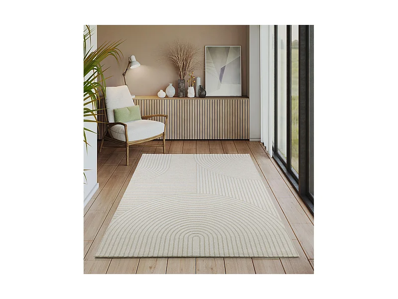 Teppich Everest Modern Bogen - Cream - 200 x 290 cm