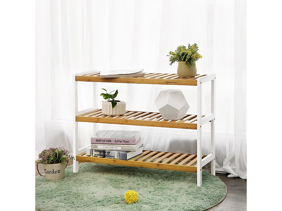 Etagère à chaussures 3 niveaux - L70 cm