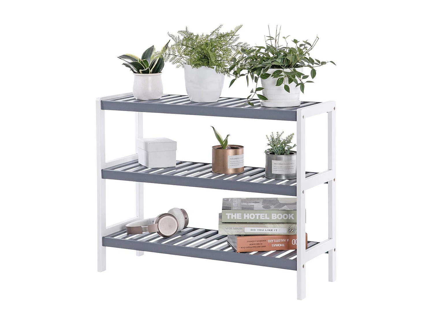 3-poziomowy stojak na buty - 70 cm