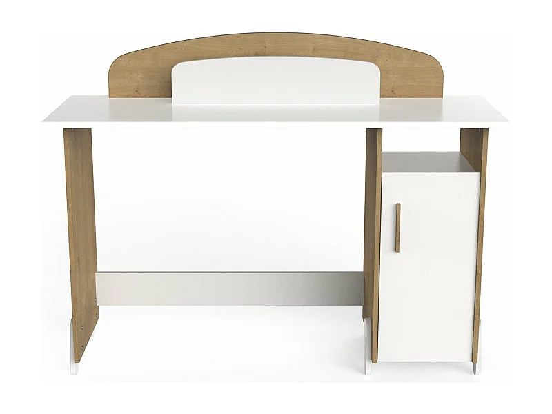 Bureau 1 niche et 1 porte L134,8 cm - NAILI