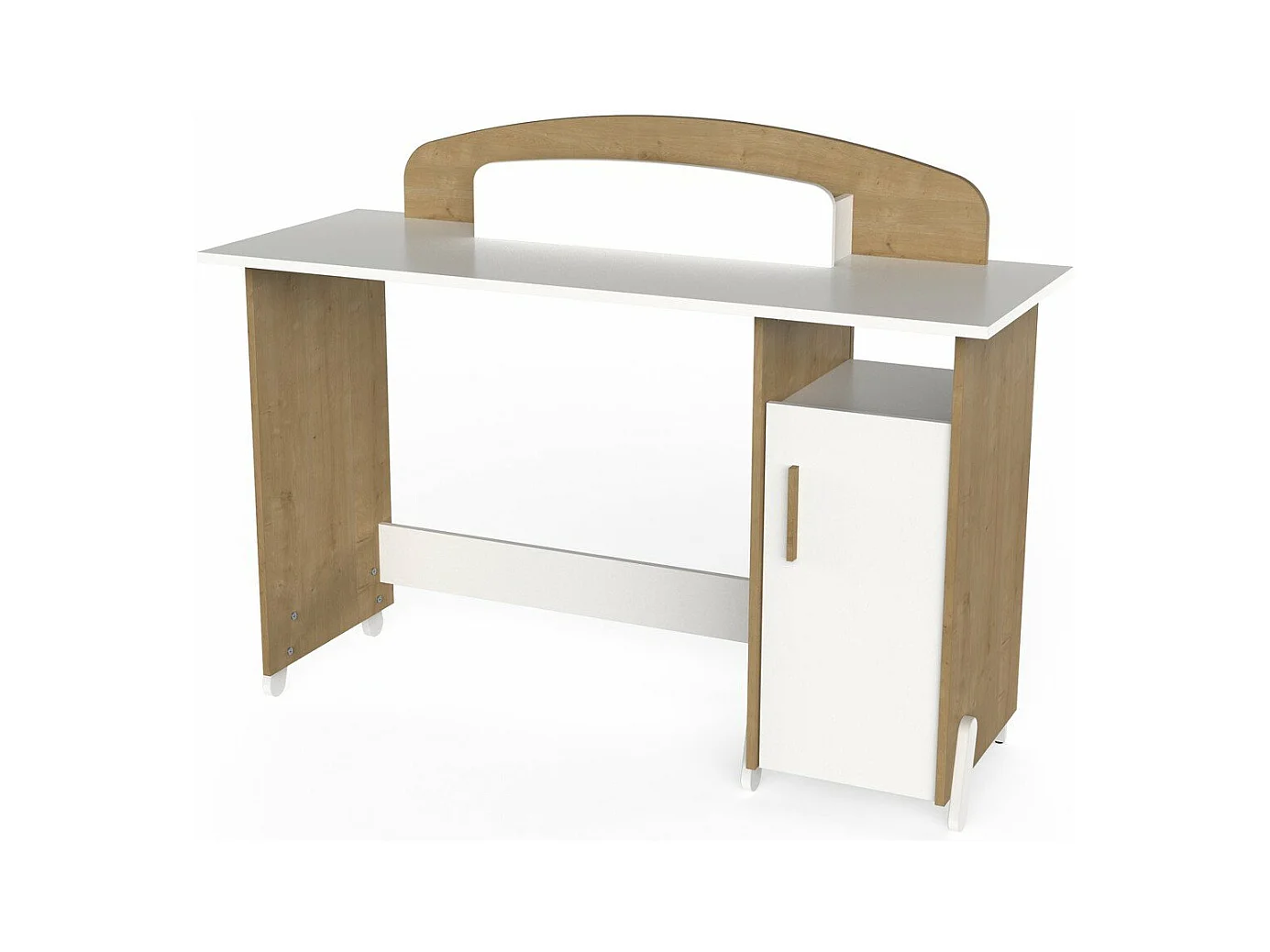 Bureau 1 niche et 1 porte L134,8 cm - NAILI